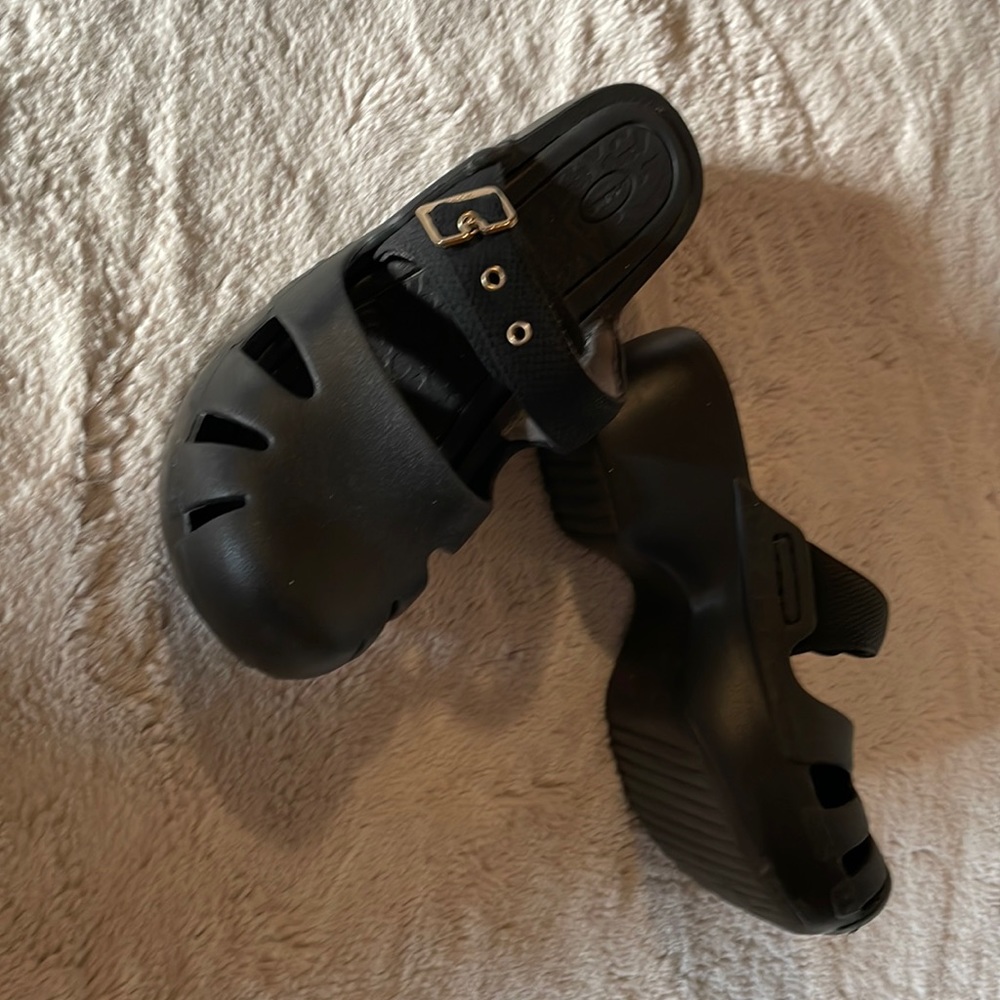 Dr Scholls Size 8m Black Sandal Clogs